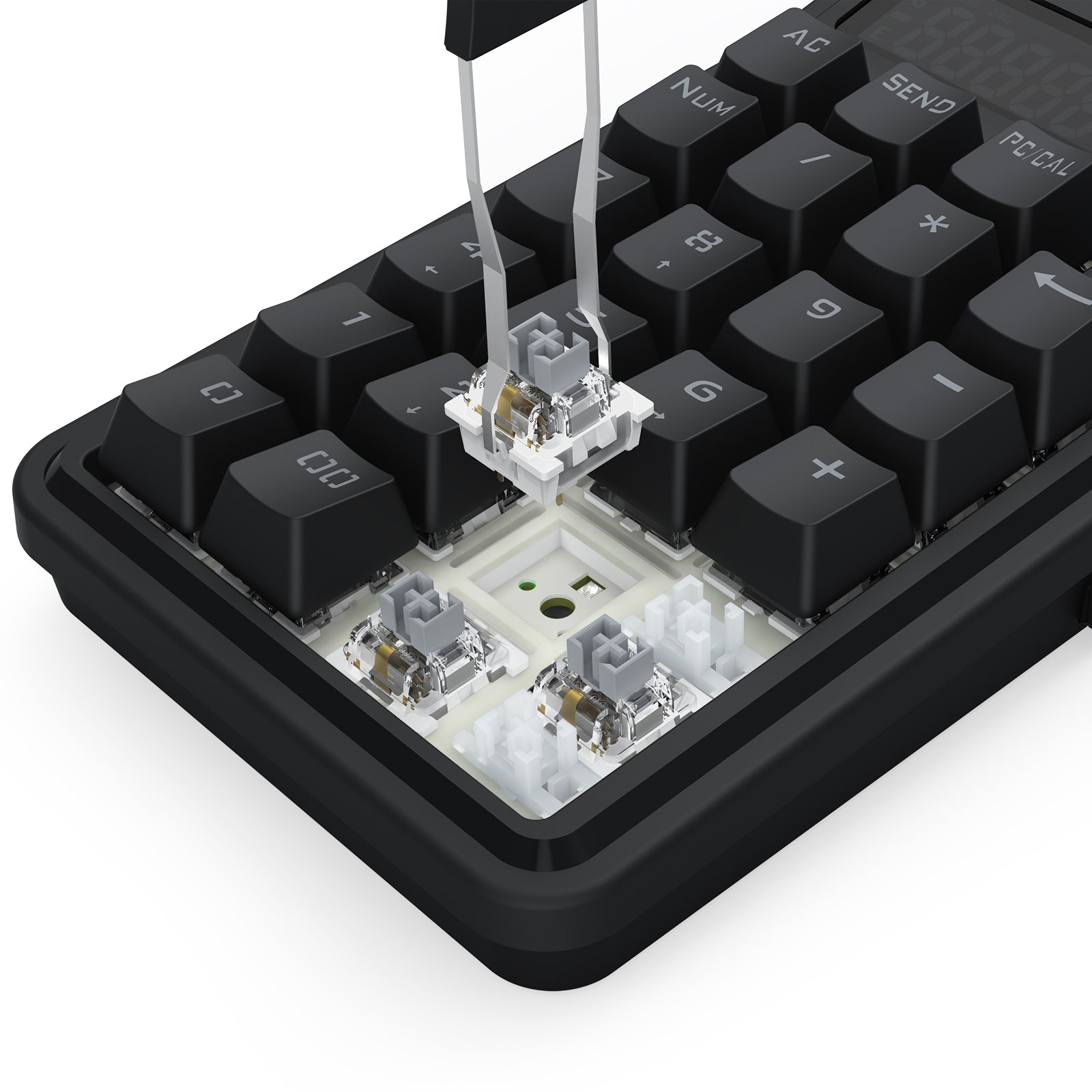 Redragon Cove Wireless K733 RGB Hot-Swappable Gasket Mounted Digital Mechanical Numpad