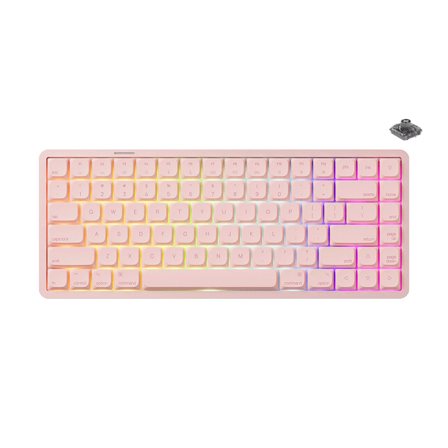 Akko Air 01 Low Profile Multi-Mode RGB Hot-Swappable Mechanical Keyboard (Pink)