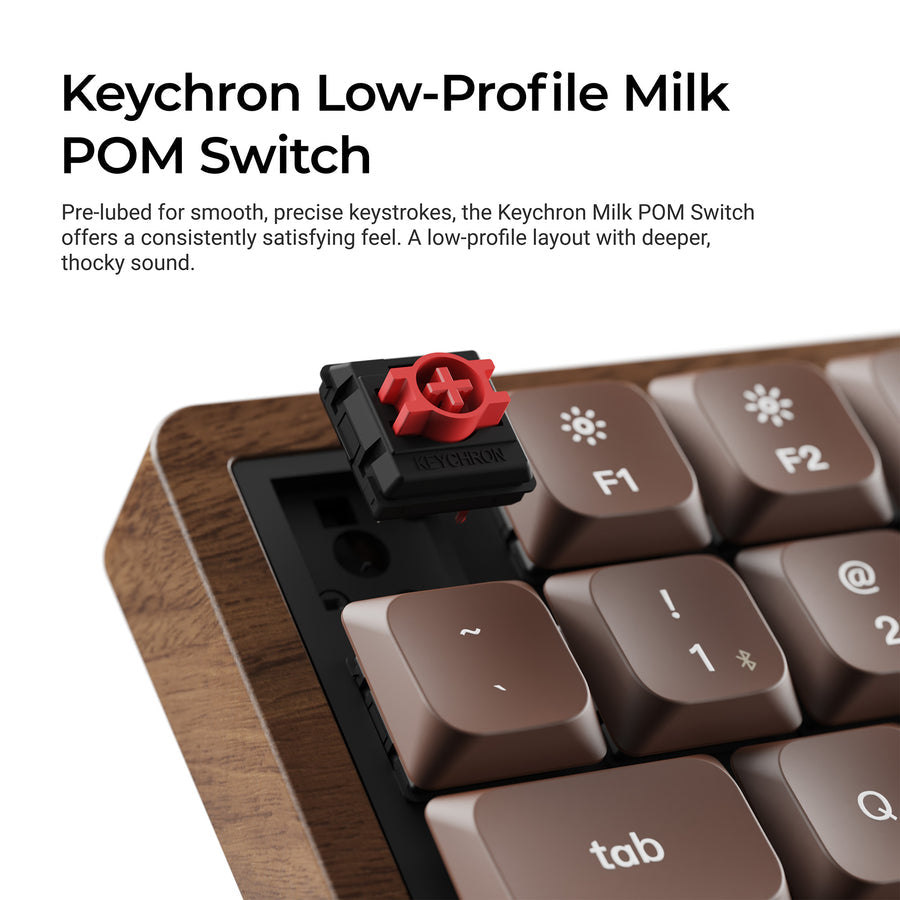 Keychron K3 Max QMK Wireless Hot-Swappable RGB Custom Mechanical Keyboard - All-Wood Special Edition