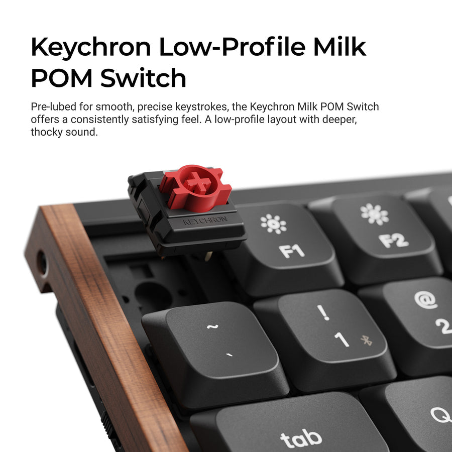 Keychron K3 Max SE QMK Wireless Hot-Swappable RGB Custom Mechanical Keyboard - Black