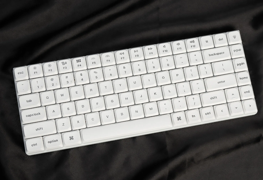 Keychron K2 Pro White QMK/VIA Wireless Mechanical Keyboard