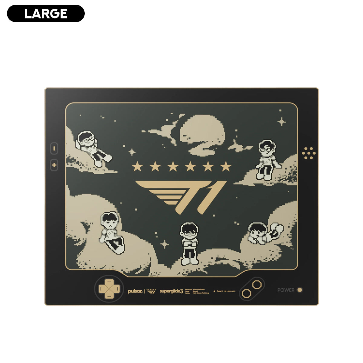 Pulsar Superglide3 Glass Mouse Pad T1 Edition Pixel Universe