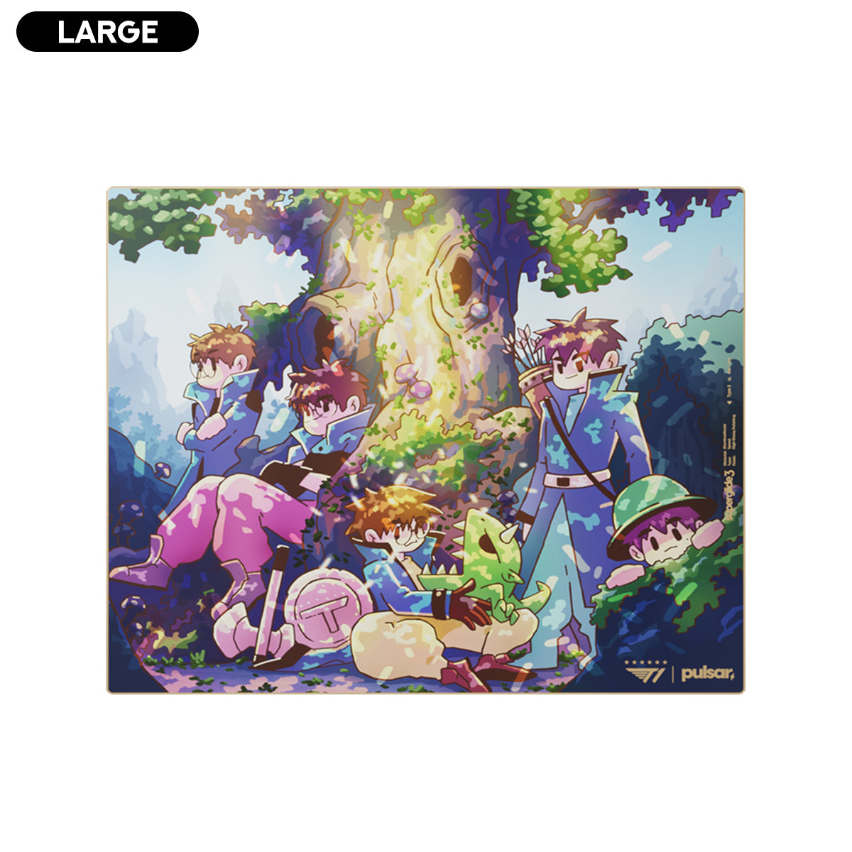 Pulsar Superglide3 Glass Mouse Pad T1 Edition Forest of Dreams
