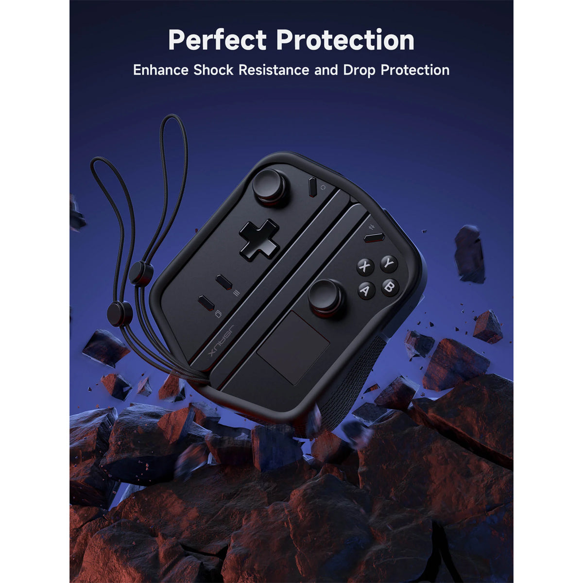 JSAUX Magnetic Handle Strap Kit for Legion Go (Black) (GP0022)