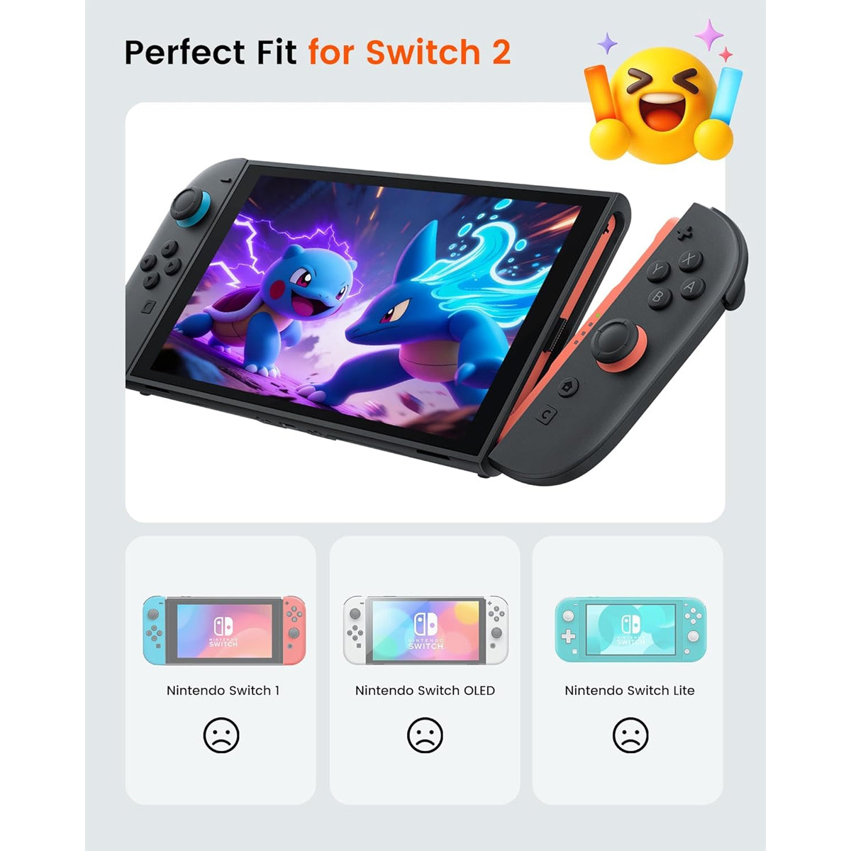 Transnovo PET Hard Shell Carrying Case for Nintendo Switch 2