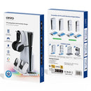 OIVO Cooling Stand with Controller Charger for PS5 / PS5 Slim (White) (IV-P5364X)