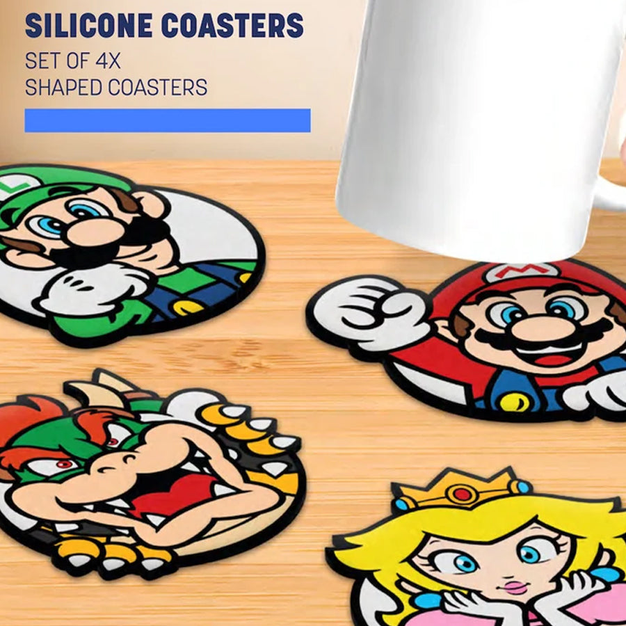 Paladone Super Mario PVC Coasters (PP15839NN)