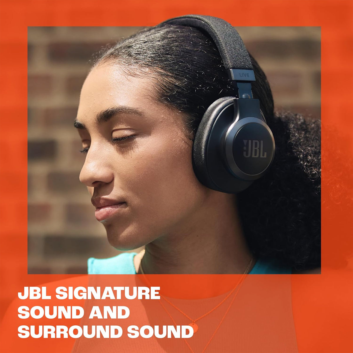 JBL Live 770NC Wireless Over-Ear Headphones with True Adaptive Noise Cancelling (Black)