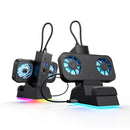 JSAUX 7-in-1 RGB Cooling Docking Station for Steam Deck/ Steam Deck OLED/ ROG Ally/ ROG Ally X