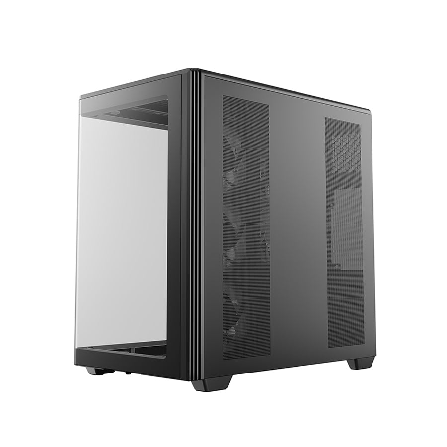 DeepCool CG590U 5F Panoramic Seamless Single-Curve Glass ATX PC Case (Black) (R-CG590U-BKAGA5-G)