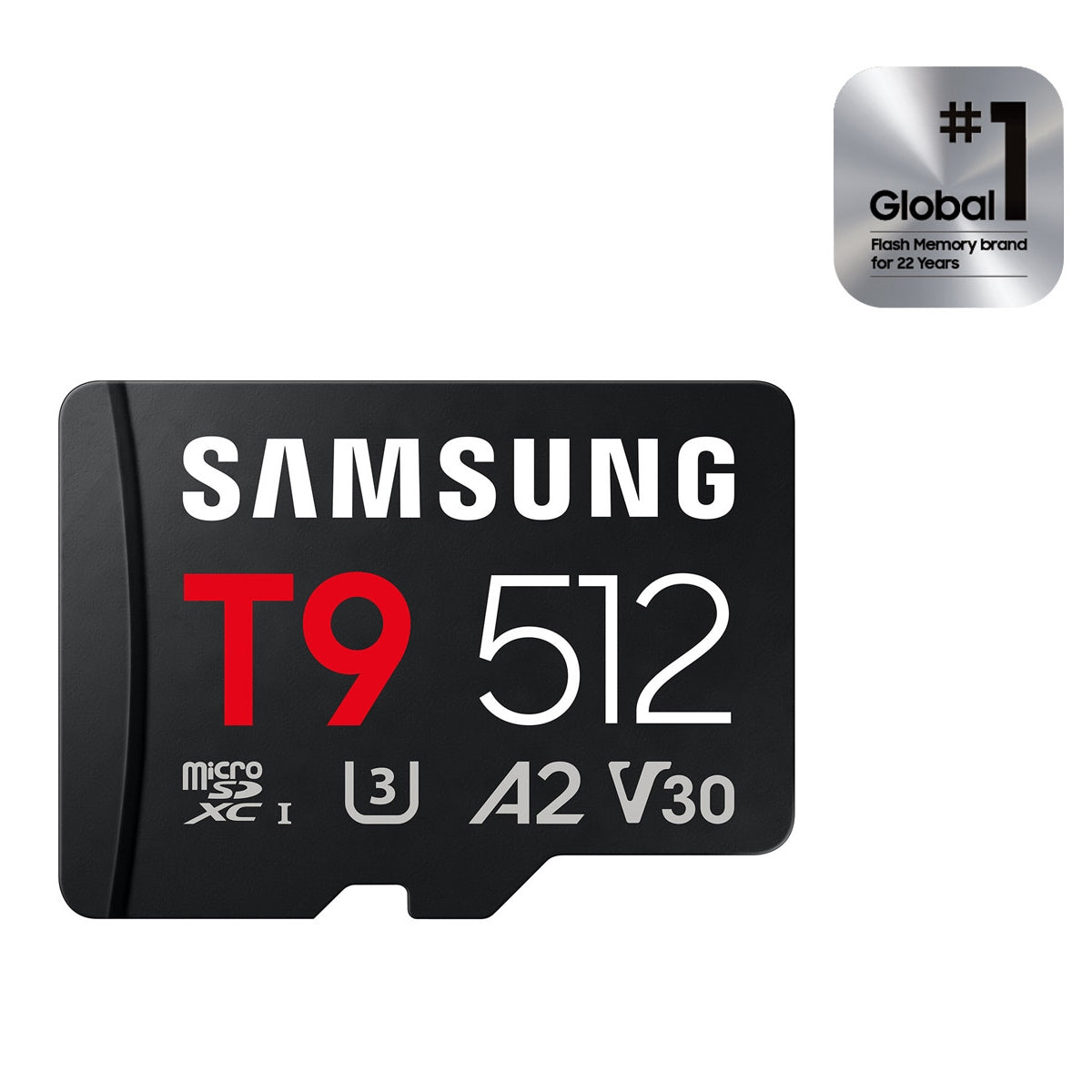 Samsung T9 UHS-I C10 U3 V30 A2 200MB/s Read microSDXC Card