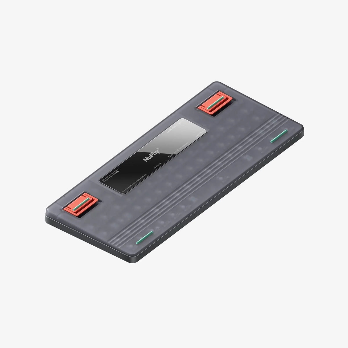 NuPhy Air75 V2 QMK/VIA Low-Profile Hot-Swappable RGB Wireless Mechanical Keyboard - Lunar Gray (Moss Switch)
