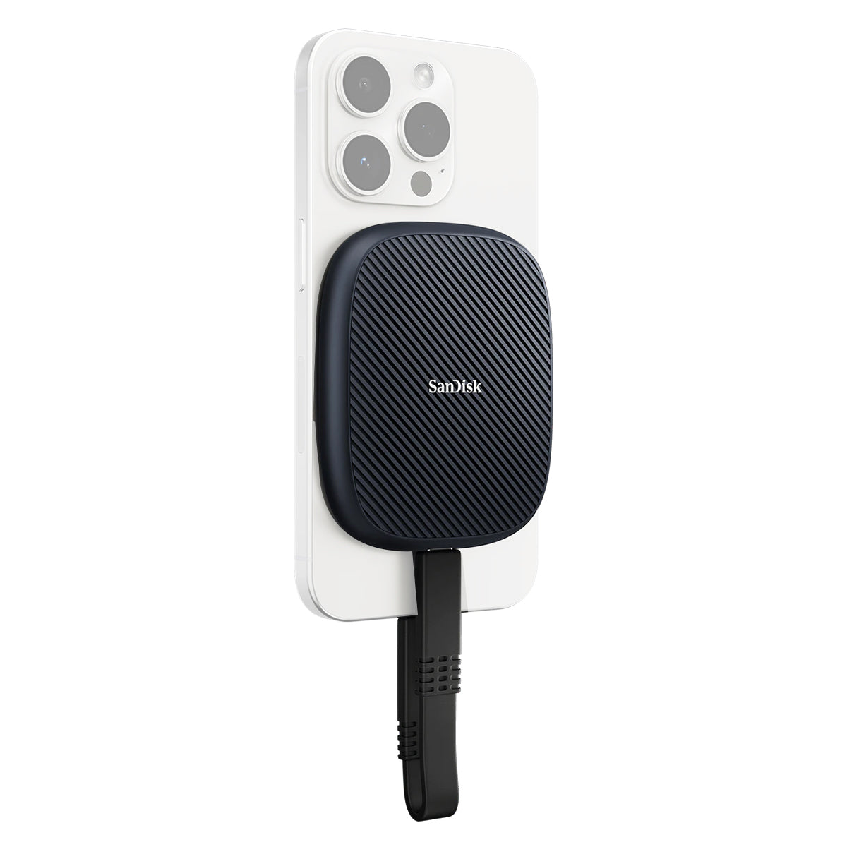 Sandisk Phone SSD - 1TB 1000MB/s Read Type-C MagSafe Compatible Drive (Amber)