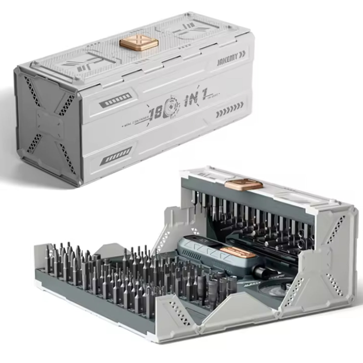 Jakemy 180-in-1 Mini Container Precision Screwdriver Set (JM-8192)