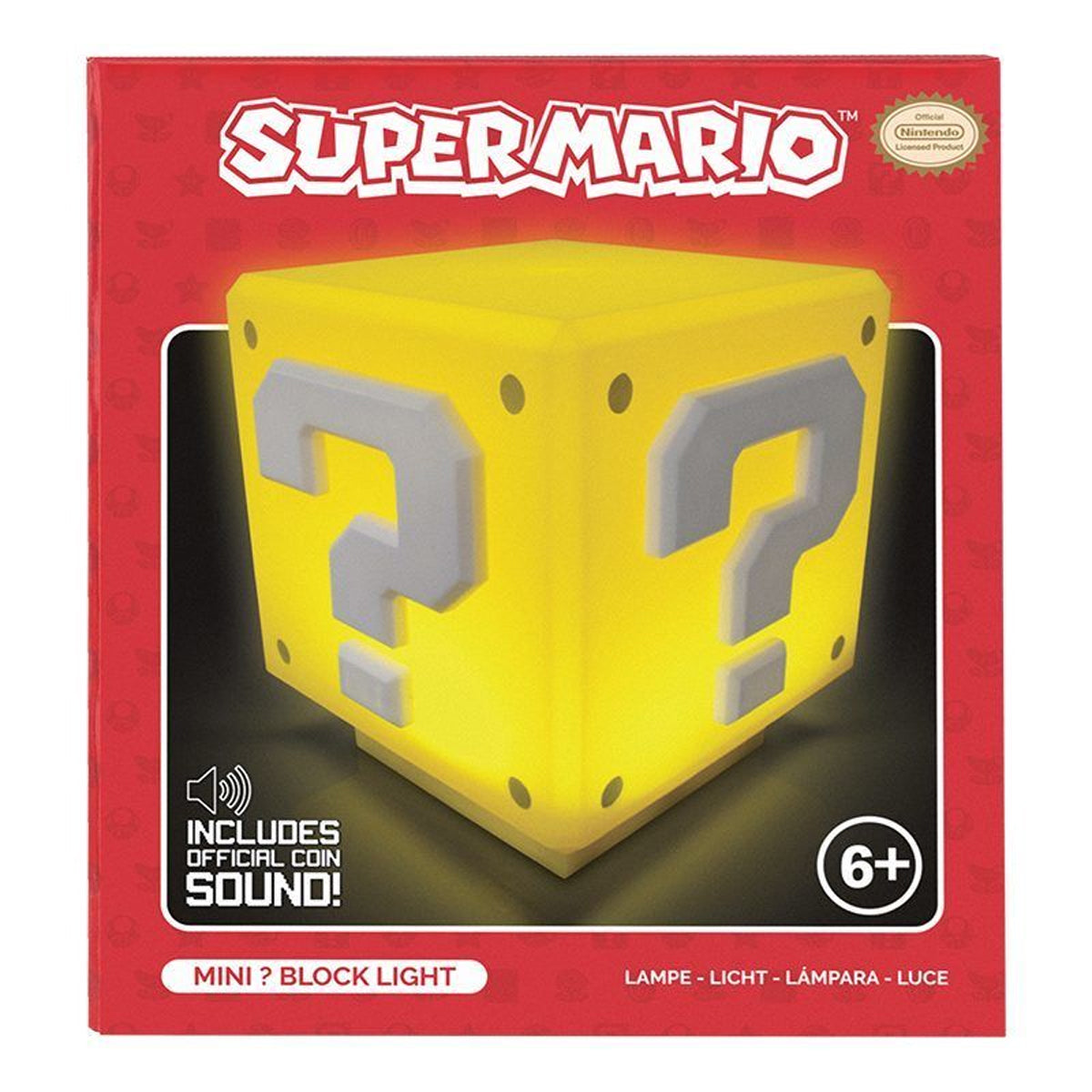Paladone Super Mario Bros Mini Question Block Light V4 (PP3428NNV4)