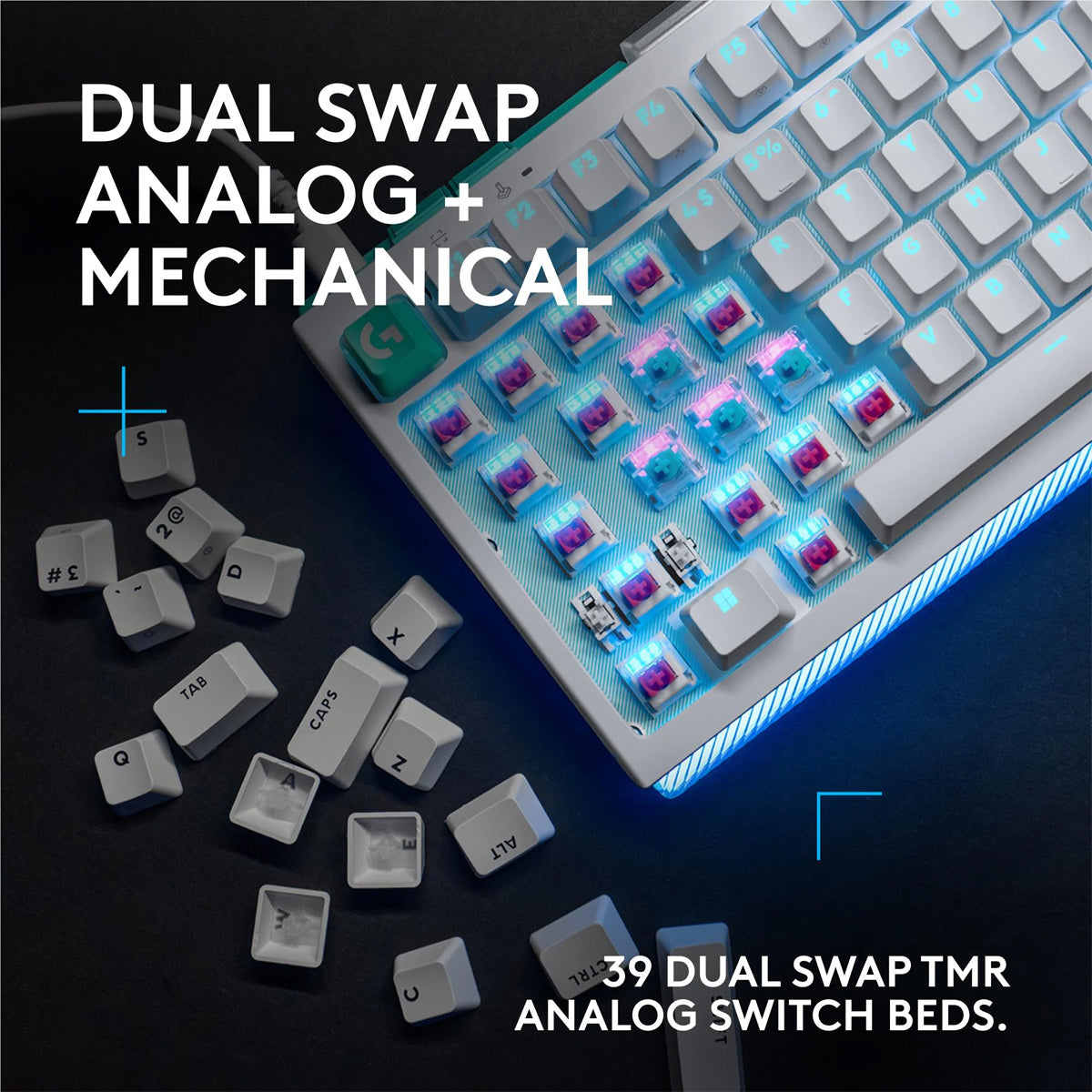 Logitech G512 X 75 Dual Swap TMR Analog/Mechanical 8k Gaming Keyboard