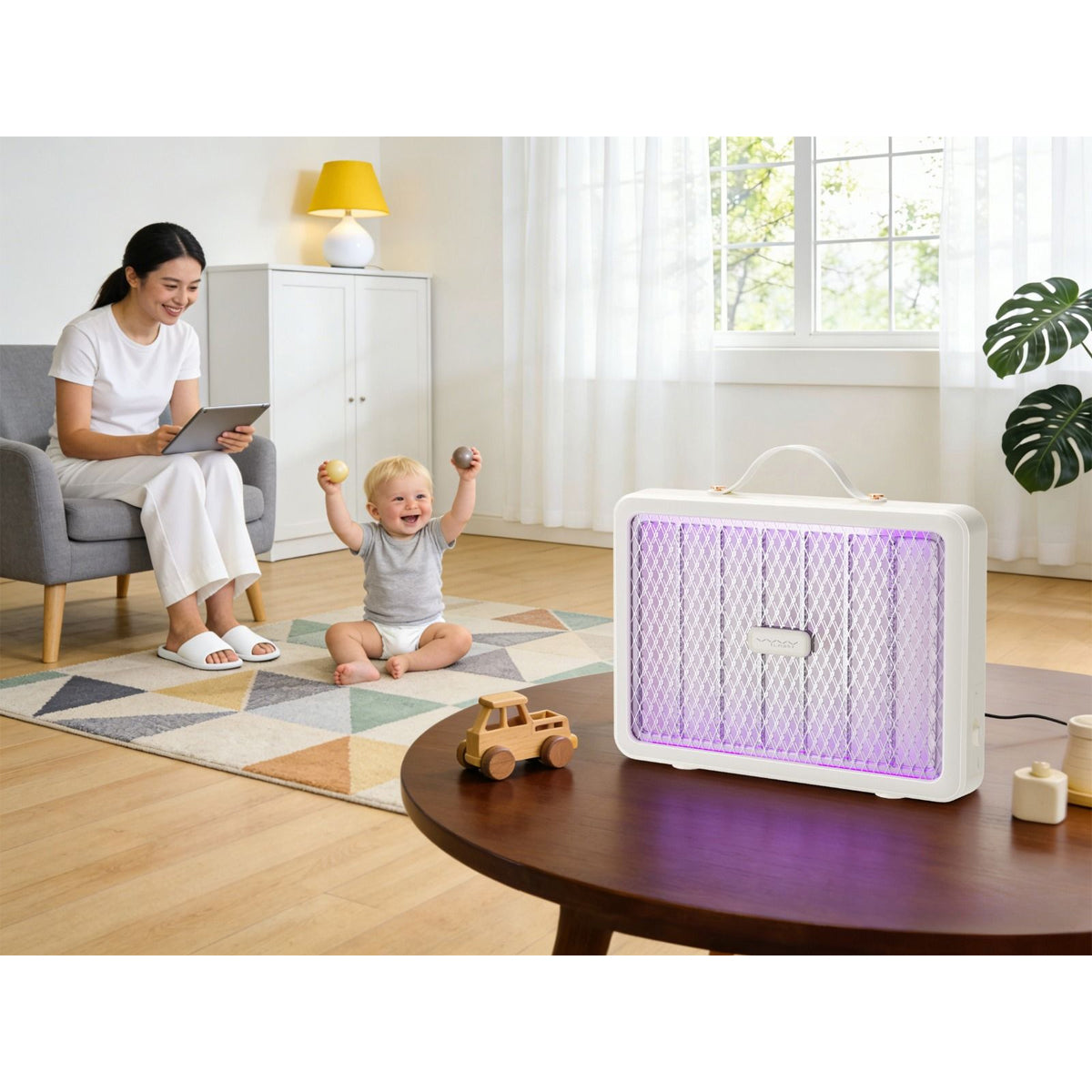 Vyvylabs M1 Hanging & Desktop Mosquito Killer (White) (M1-WH)