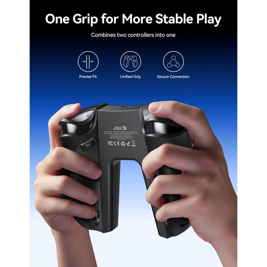 JSAUX JoyVerse Charging Grip for Lenovo Legion Go 2 (Black) (GP0512)