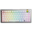 Glorious GMMK 3 Pro HE Pre-Built 75% Hall Effect Wireless Mechanical Gaming Keyboard (Silver)