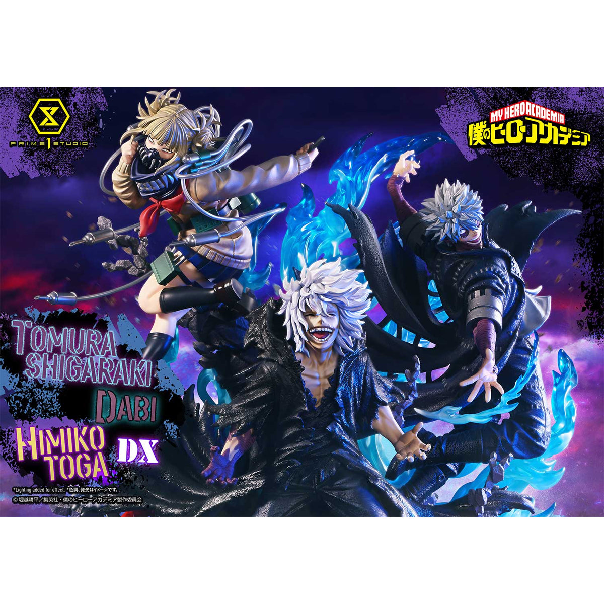 Ultimate Premium Masterline My Hero Academia Tomura Shigaraki, Dabi, Himiko Toga (Deluxe Version)