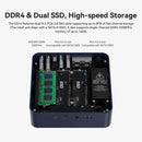 Beelink EQ14-D4 Intel Twin Lake N150 16GB RAM 500GB SSD Windows 11 Home Mini PC (Navy Blue)