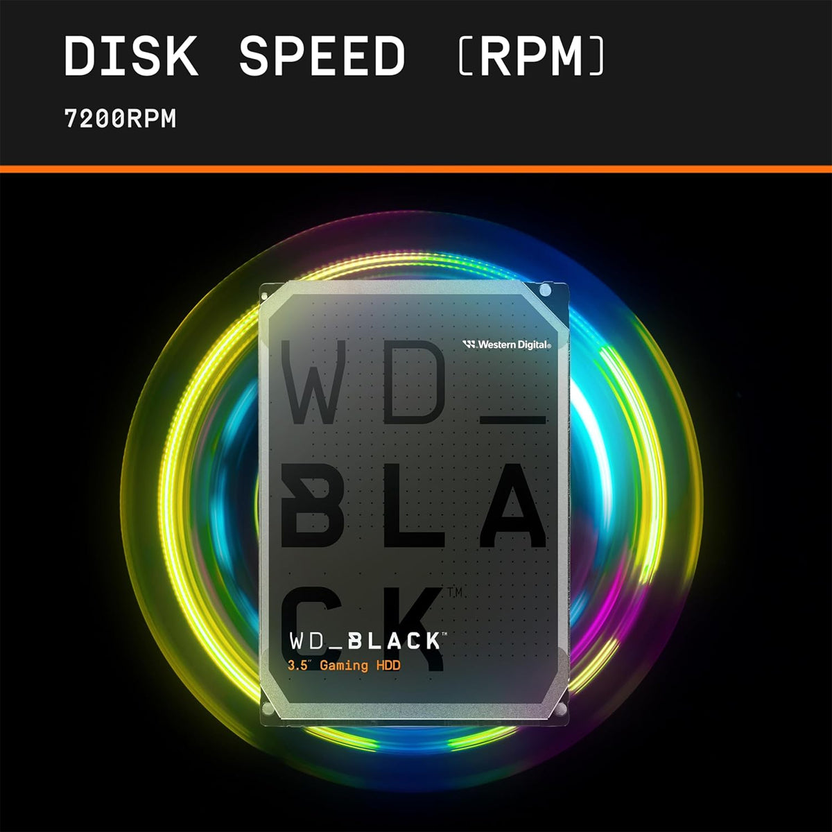 WD Black 10TB 7200 RPM 512MB Cache CMR 3.5" SATA Gaming Hard Drive