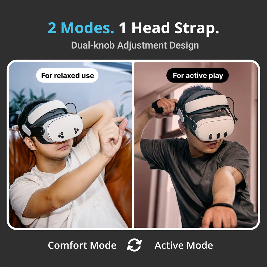 BoboVR M3 Pro+ Battery Strap Compatible w/ Meta Quest 3/3S
