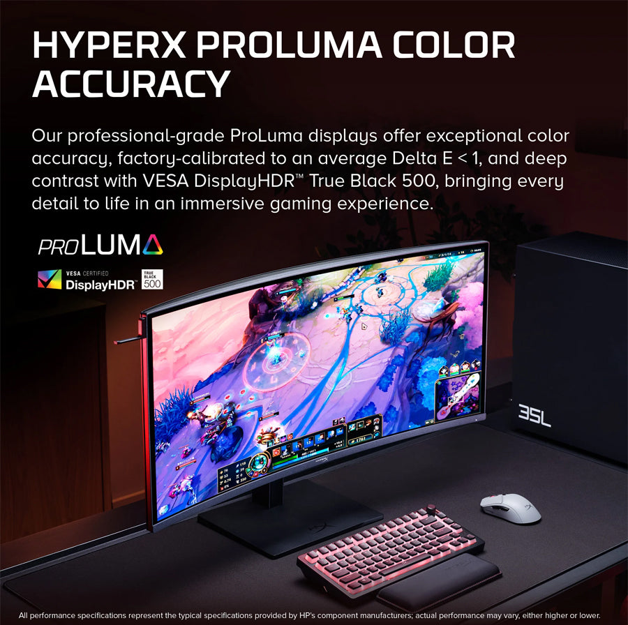HyperX OMEN OLED C49PPAA 34" WQHD (3440x1440) 360Hz 0.03ms GtG QD-OLED Gaming Monitor