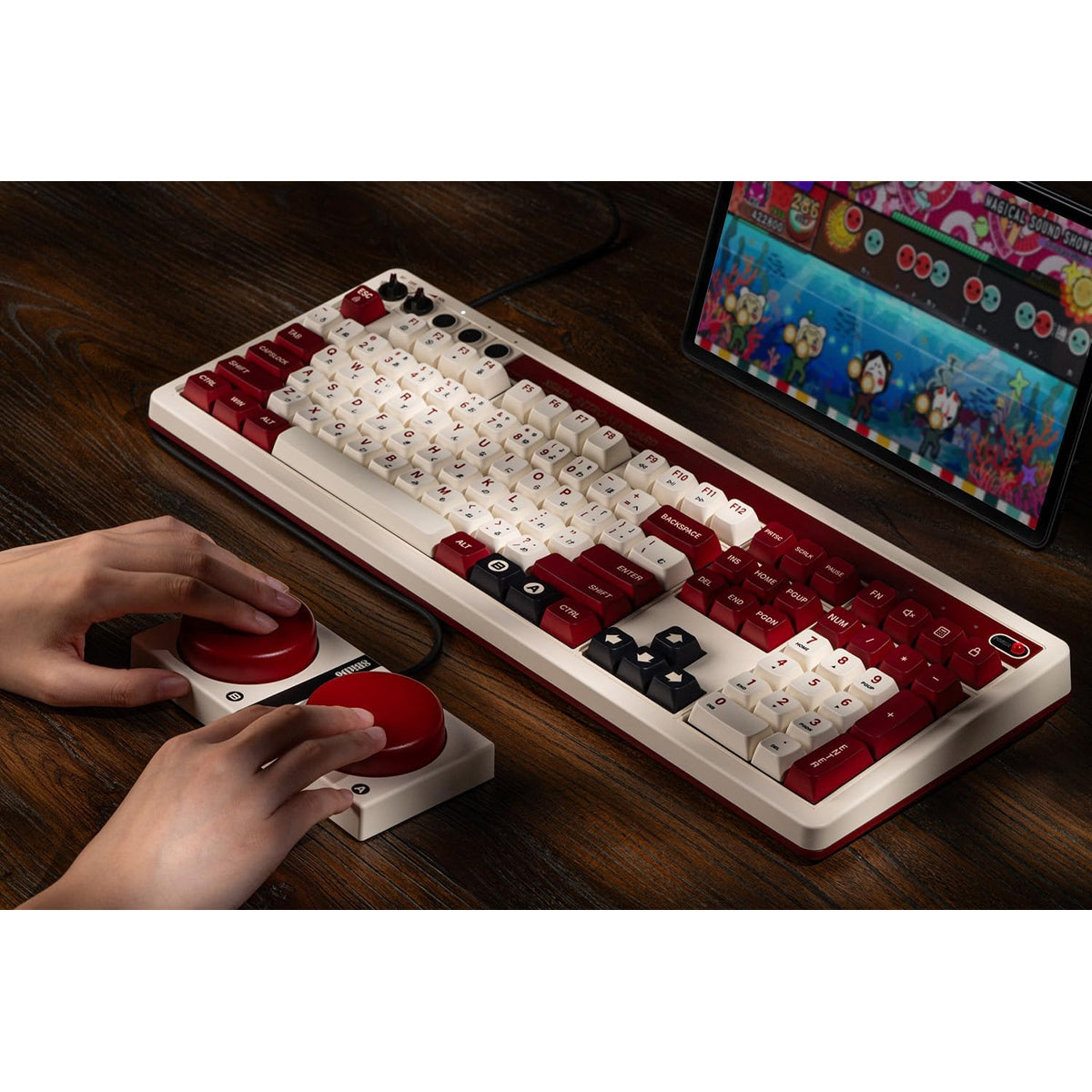 8Bitdo Retro 108 Mechanical Keyboard (Fami Edition, N Edition) (85HC)