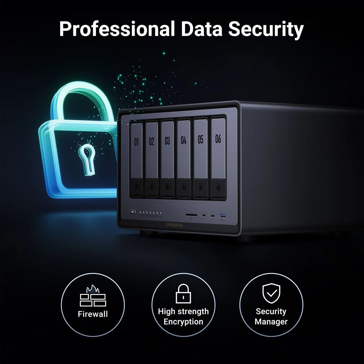 Ugreen NASync XP6800 Pro 6-Bay NAS Diskless Personal Cloud Storage (DXP6800Pro/25898B)