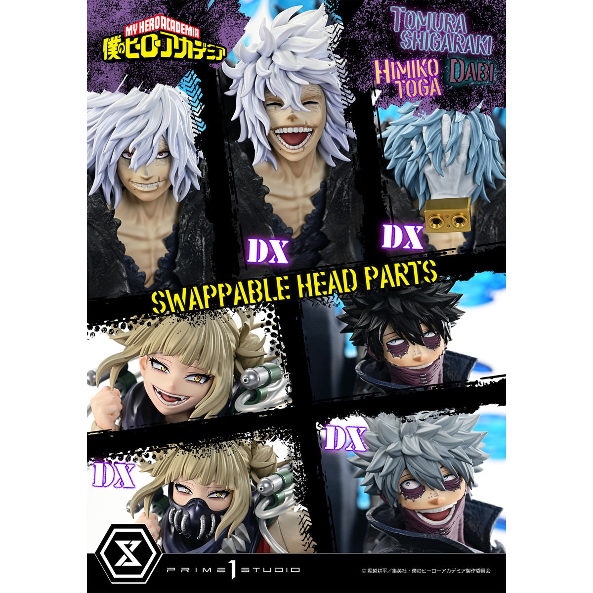 Ultimate Premium Masterline My Hero Academia Tomura Shigaraki, Dabi, Himiko Toga