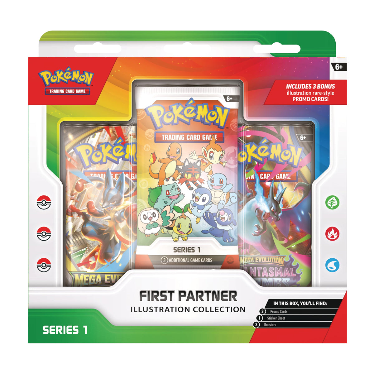 Pokemon Trading Card Game First Partner Illustration Collection Series 1 (10-10358-108)