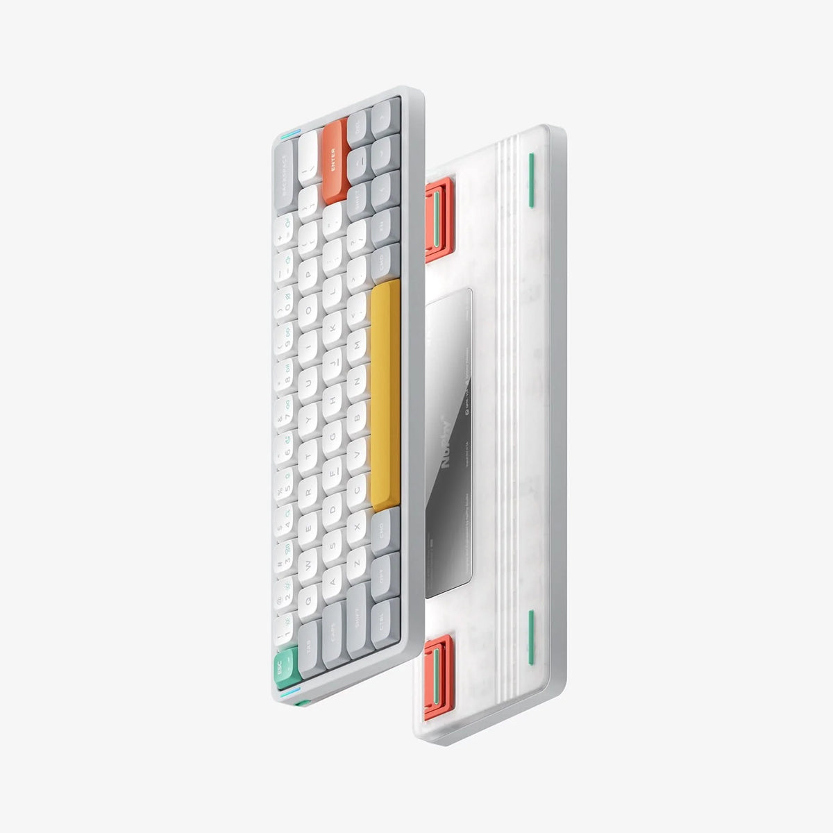NuPhy Air60 V2 QMK/VIA Low-Profile Wireless Mechanical Keyboard - Ionic White