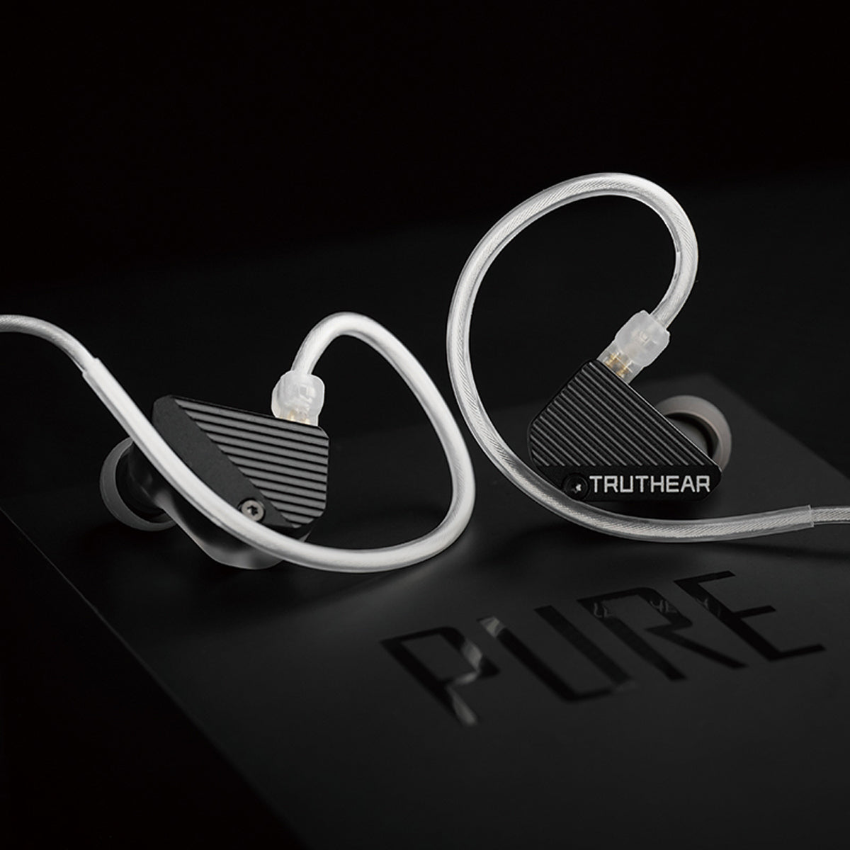 Truthear Pure 1DD + 3BA Hybrid In-Ear Monitor with Detachable Cable (Black)