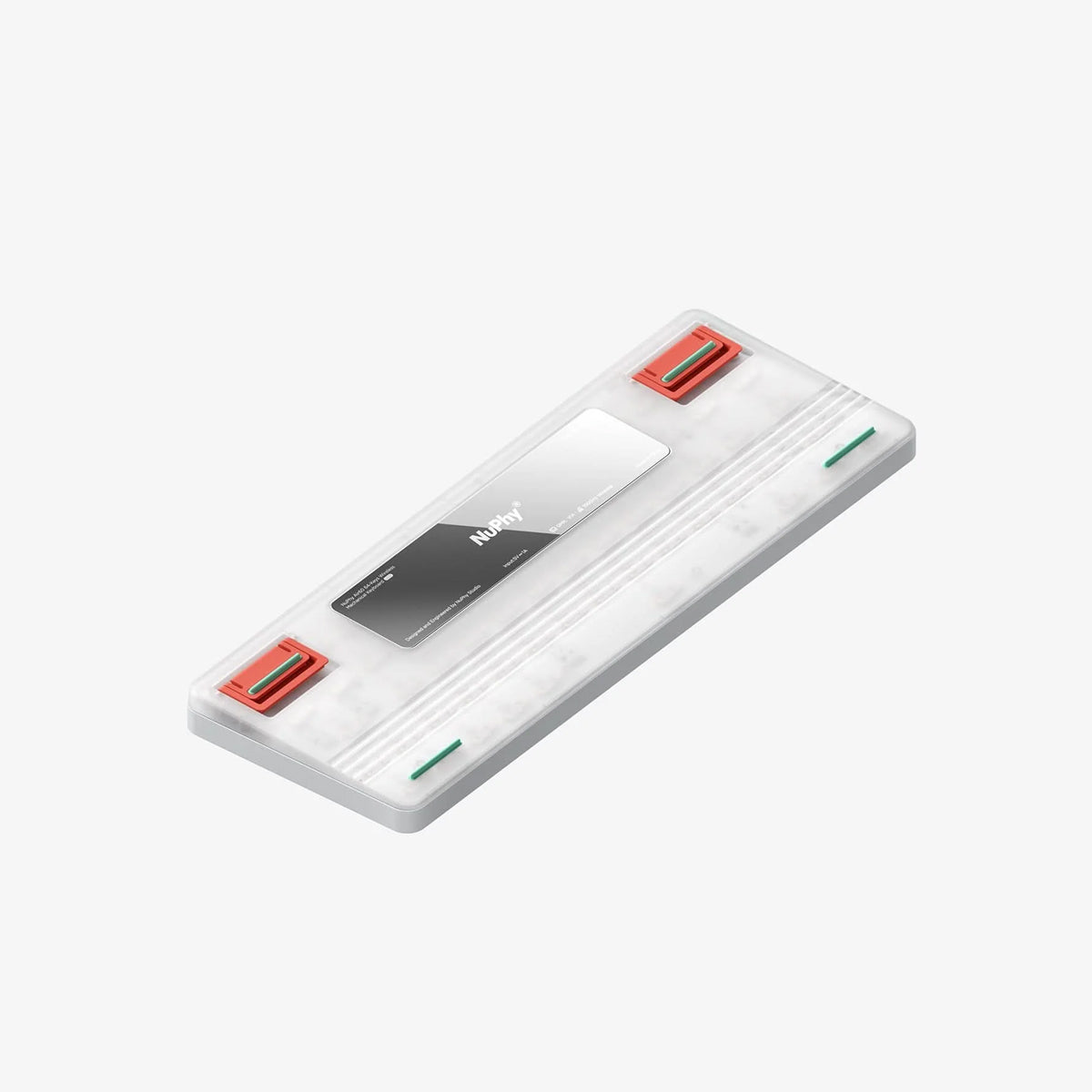 NuPhy Air60 V2 QMK/VIA Low-Profile Wireless Mechanical Keyboard - Ionic White