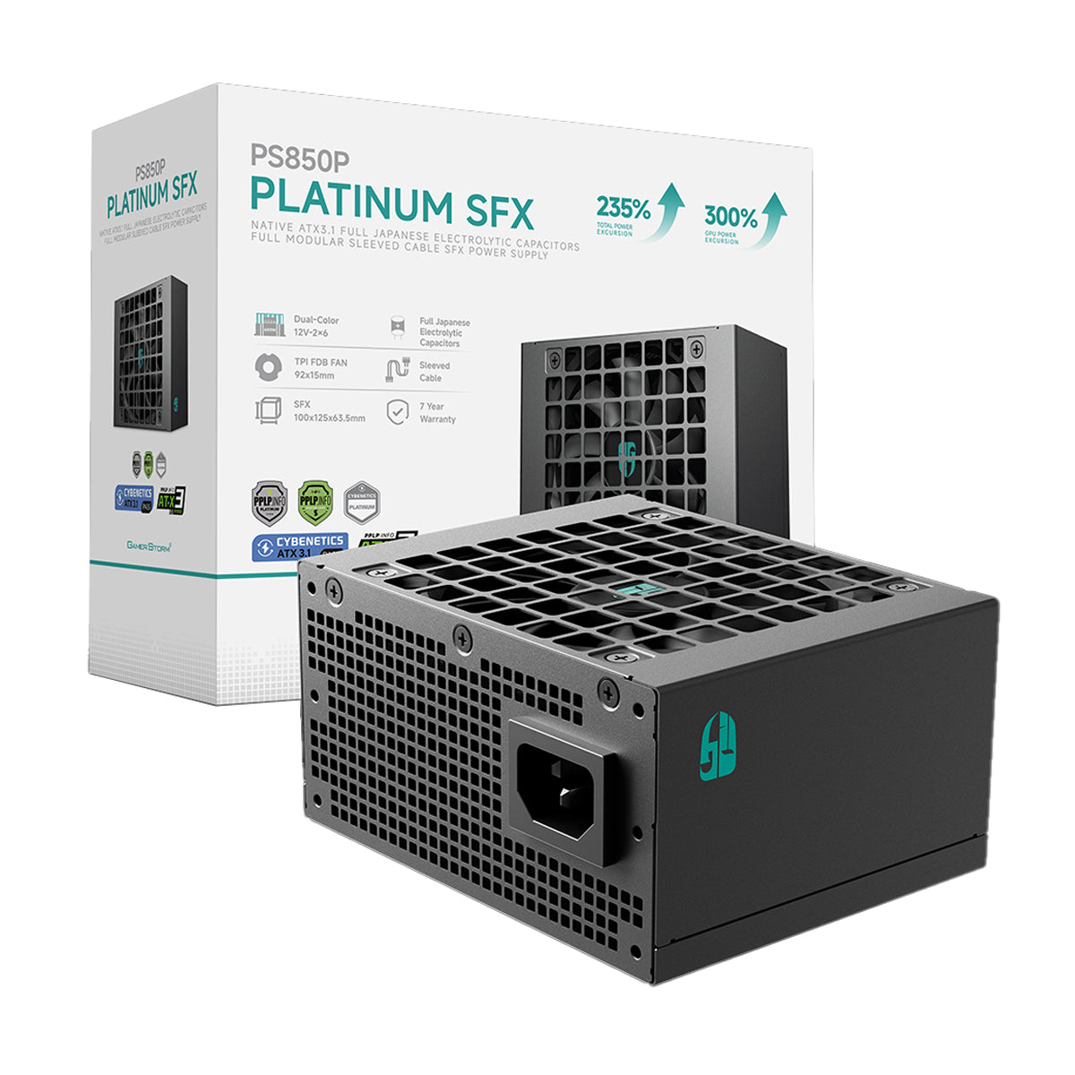 DeepCool PS850P 850W Cybenetics Platinum Fully Modular Power Supply