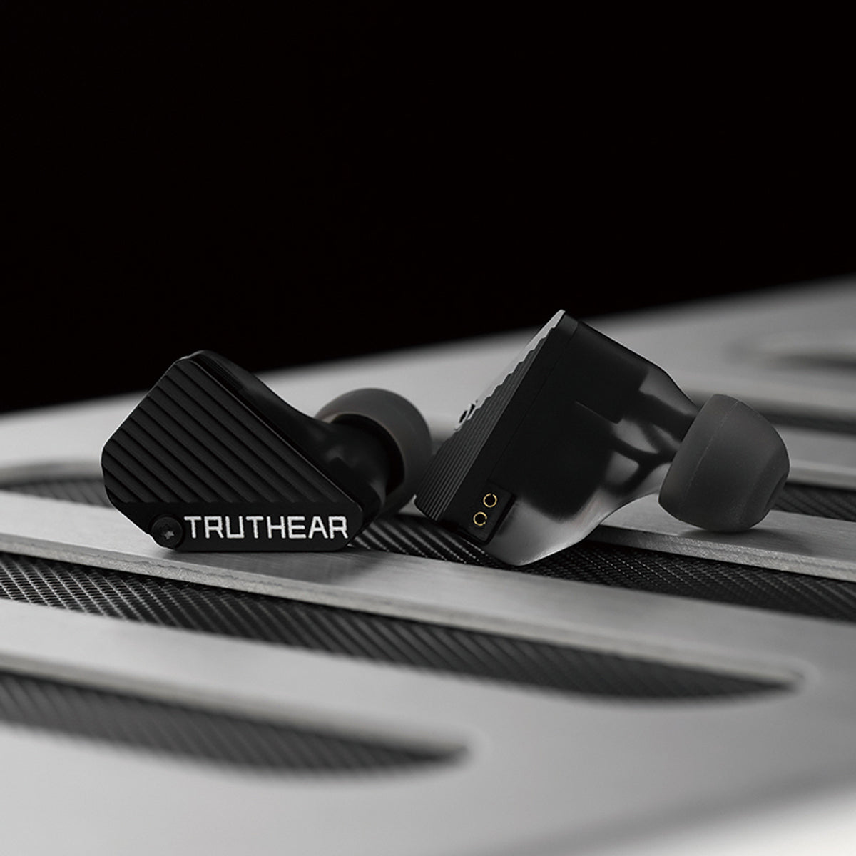 Truthear Pure 1DD + 3BA Hybrid In-Ear Monitor with Detachable Cable (Black)