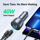 Ugreen Dual USB-C PD 60w Fast Car Charger (CD213/70594)