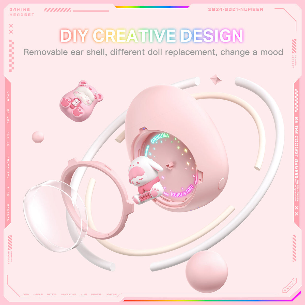 Onikuma T302 Wireless Earphones