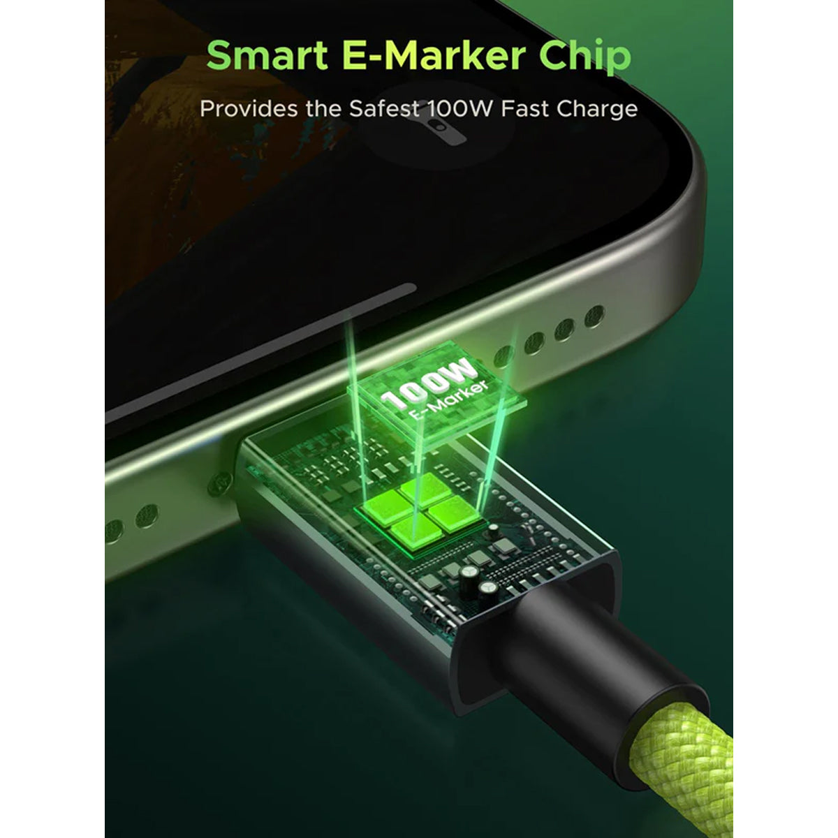 Ugreen USB-C to USB-C 100W PD Fast Charging Cable Genshin Impact Ed