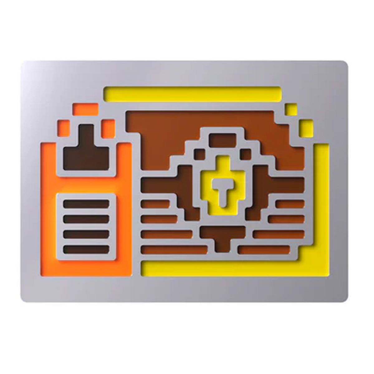 HyperX Badge Pack Gaming Keyboard Swappable Magnetic Badges (8-Bit)