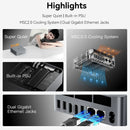 Beelink EQR6-LP AMD Ryzen 7 6800U Processor (24GB RAM+500GB SSD | 32GB RAM+1TB SSD) Windows 11 Pro