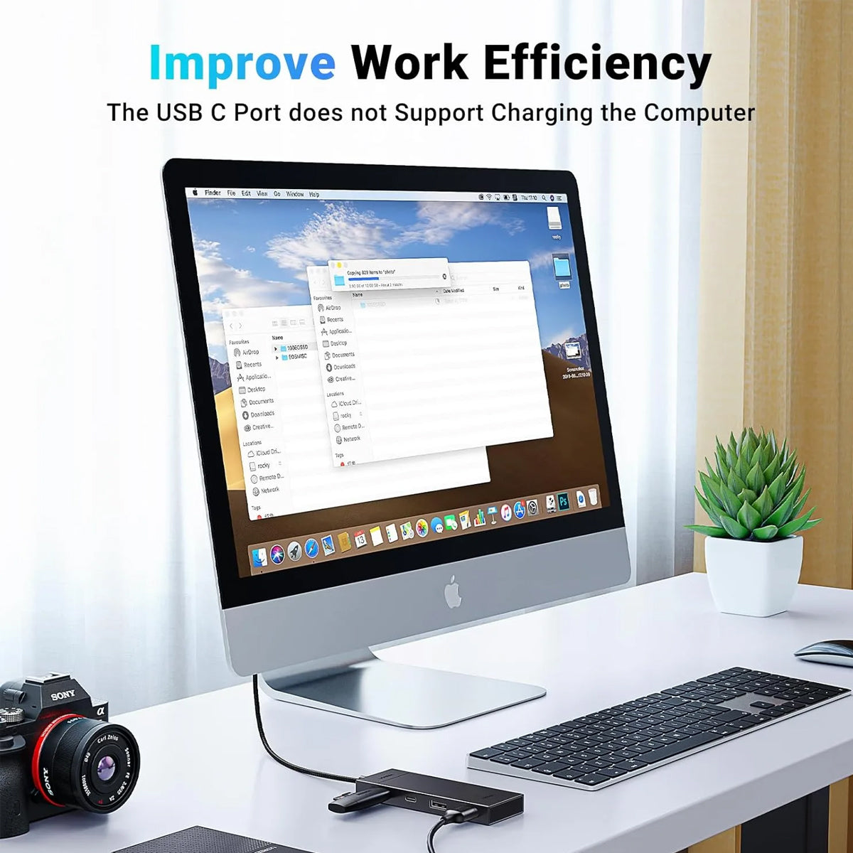 Ugreen 4-Port 2xUSB-C + 2xUSB-A USB 3.2 Gen 2 Hub (10Gbps) (CM806/35583)