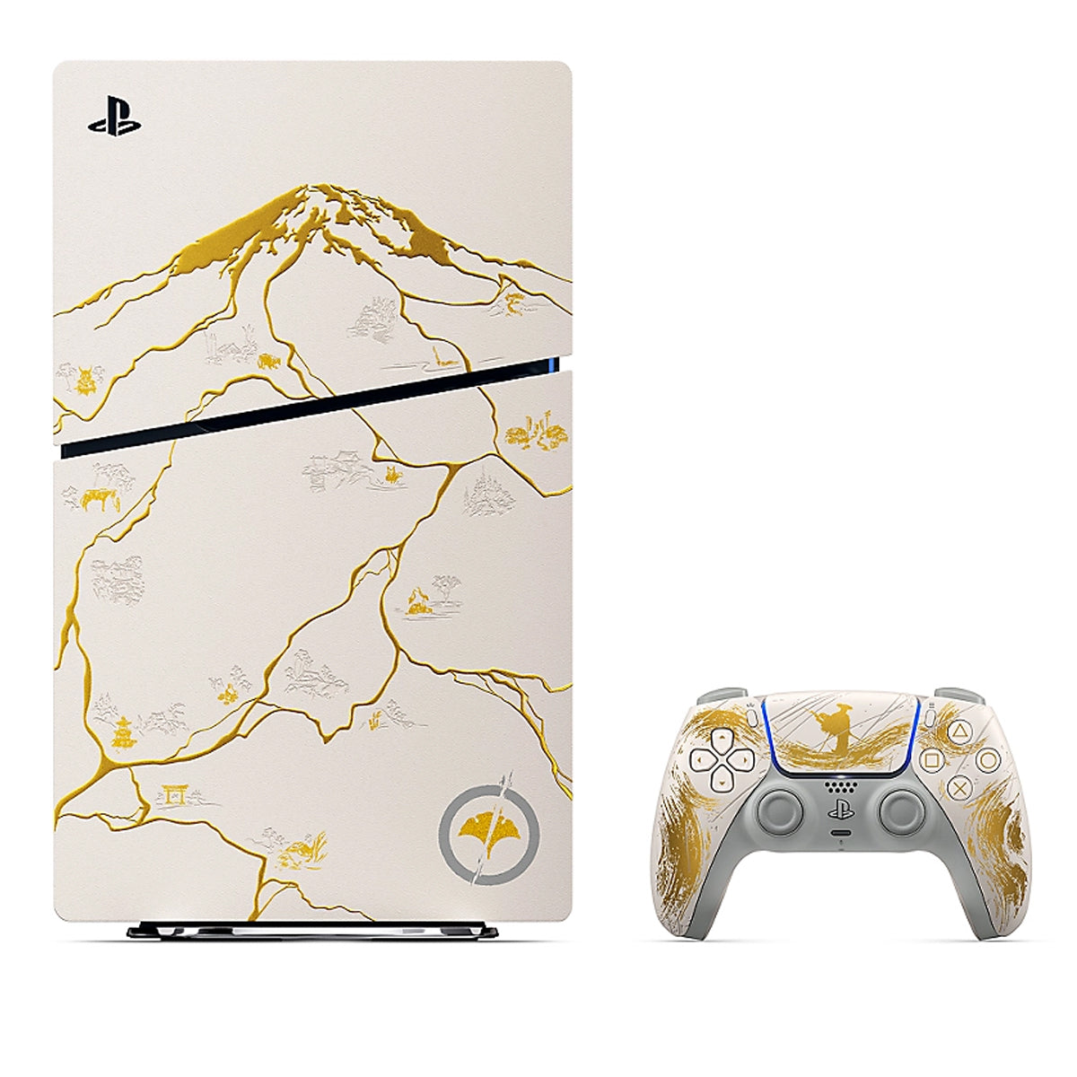 Sony Playstation PS5 Console Slim Disc Version Ghost of Yotei Gold Limited Edition Bundle