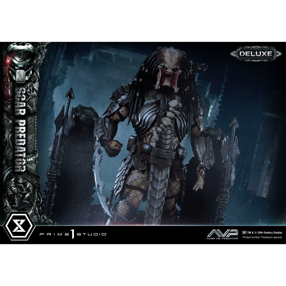 Prime 1 Studio Museum Masterline Alien vs. Predator (Film) Scar Predator DX Bonus Version (MMPR-04DXS)