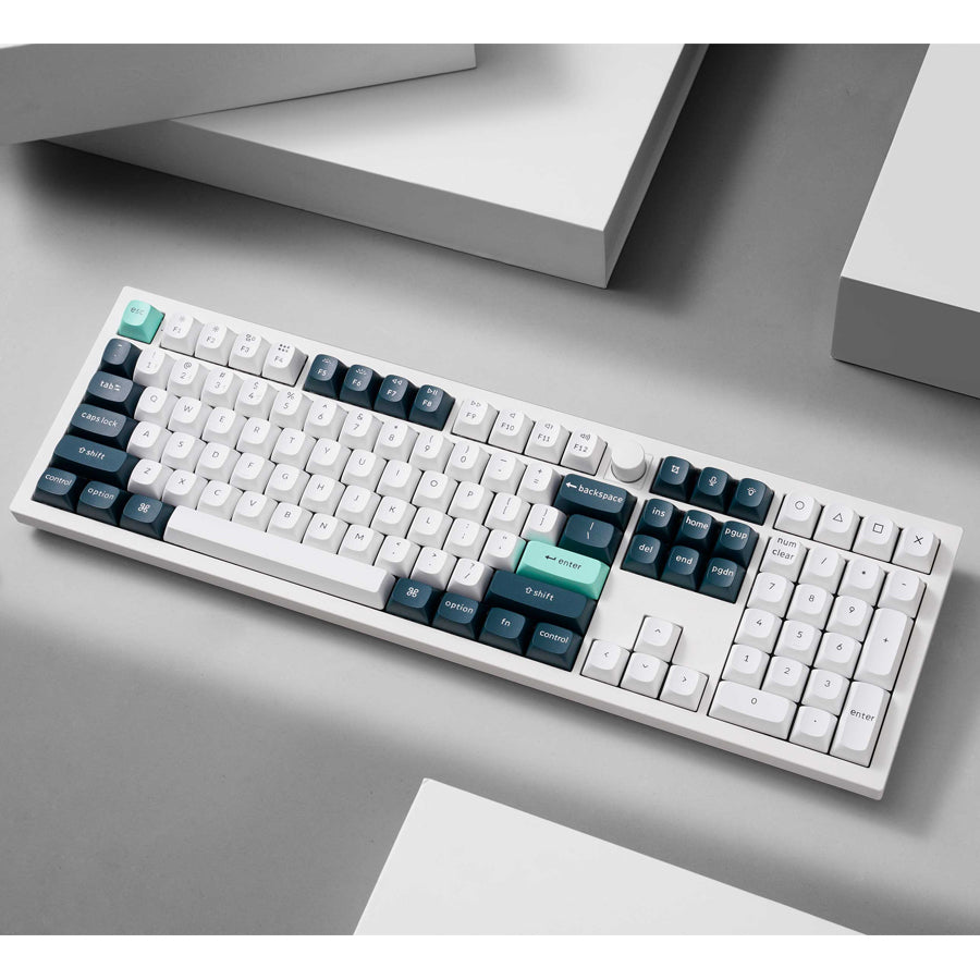 Keychron Q6 HE QMK Fully Assembled Knob RGB Full Size Wireless Custom Keyboard - Shell White