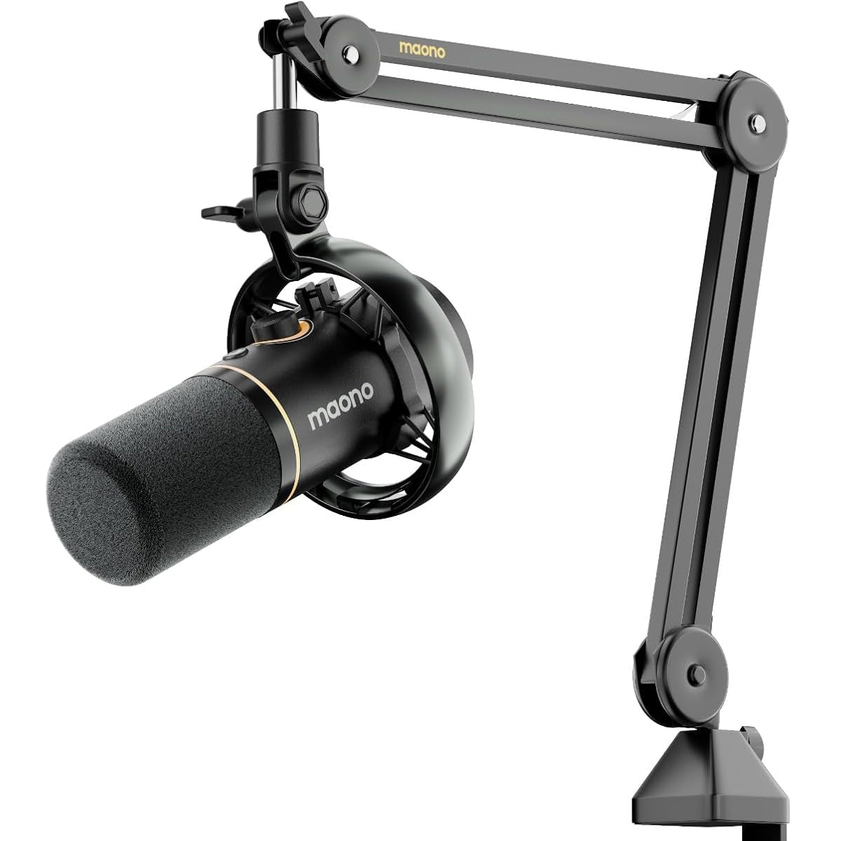 Maono PD200WS Hybrid Podcast Dynamic Wireless RGB Microphone