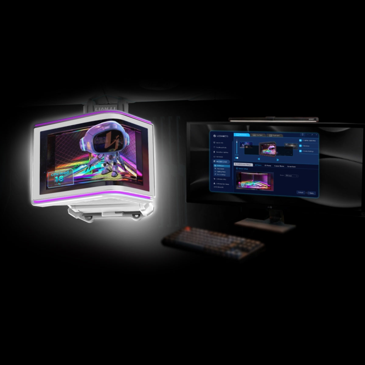 Lian Li Hydroshift II OLED Curved 360TL AIO Liquid CPU Cooler