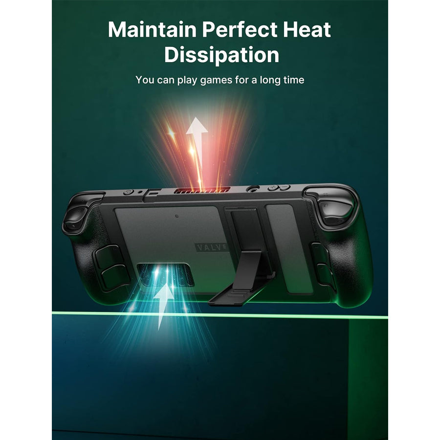 JSAUX Protective Shell for Steam Deck (Black) (PC0105)