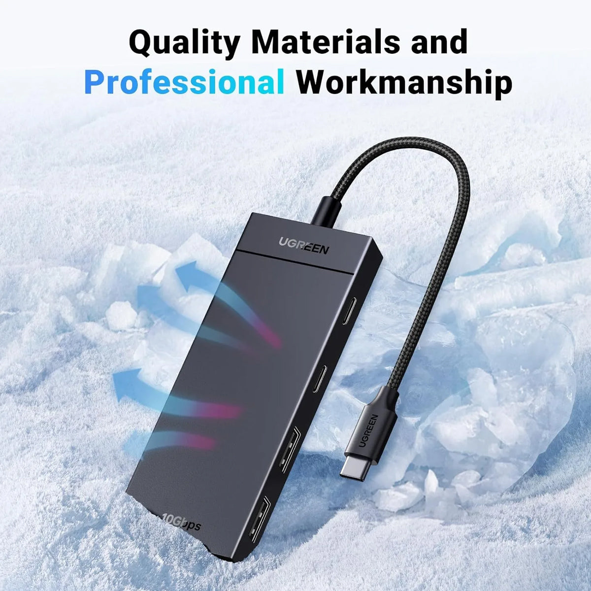 Ugreen 4-Port 2xUSB-C + 2xUSB-A USB 3.2 Gen 2 Hub (10Gbps) (CM806/35583)
